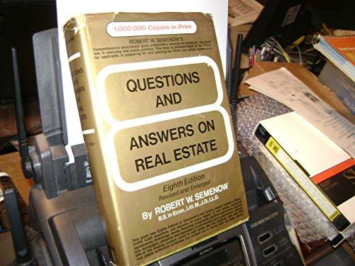 Book Questions and answers on real estate free