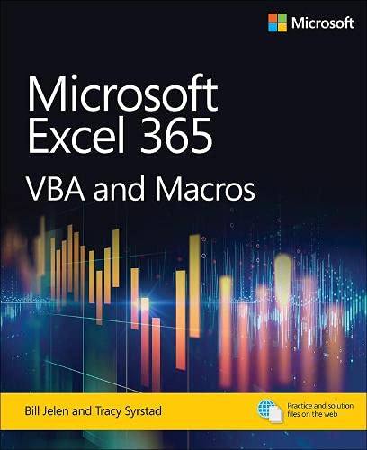 Book Microsoft Excel VBA and Macros (Office 2021 and Microsoft 365) (Business Skills) free