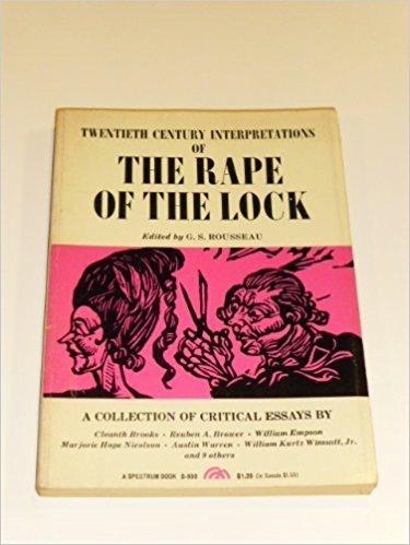 Book Twentieth Century Interpretations of the Rape of the Lock free