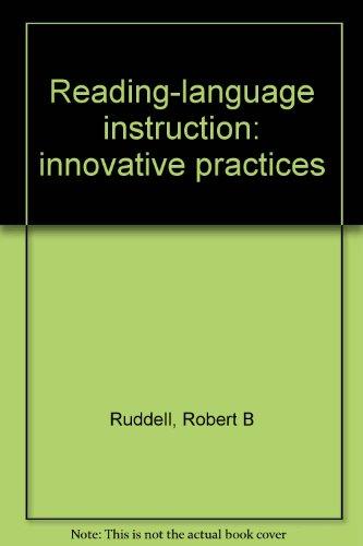 Book Reading-language Instruction: Innovative Practices free