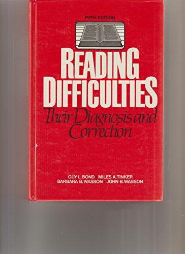 Book Reading difficulties: Their diagnosis and correction free