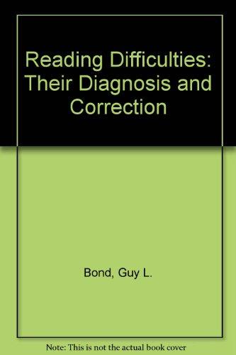 Book Reading difficulties: Their diagnosis and correction free