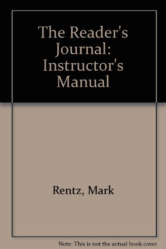 Book The Reader's Journal: Instructor's Manual free