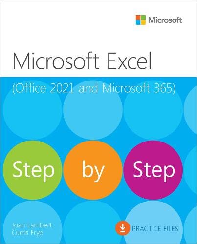 Book Microsoft Excel Step by Step (Office 2021 and Microsoft 365) free