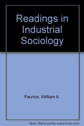 Book Readings In Industrial Sociology free