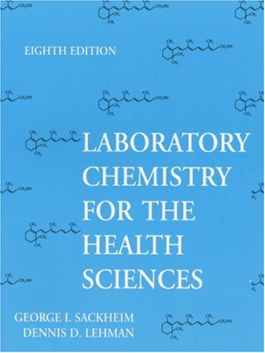 Book Laboratory Chemistry for the Health Sciences free