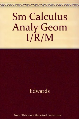 Book Sm Calculus Analy Geom I/R/M free