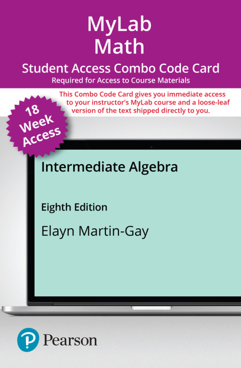 Book Intermediate Algebra -- MyLab Math with Pearson eText + Print Combo Access Code free