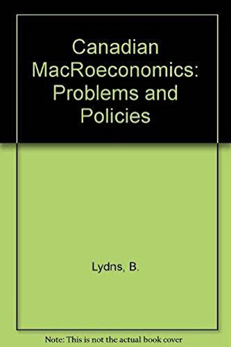 Book Canadian Macroeconomics Problems and Policies / Brian Lyons free