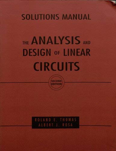 Book Sm Analysis Design Linear Circ free