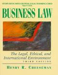 Book Critical Legal Thinking Cases: Business Law : The Legal, Ethical, and International Environment free