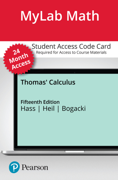 Book Thomas' Calculus -- MyLab Math with Pearson eText Access Code free