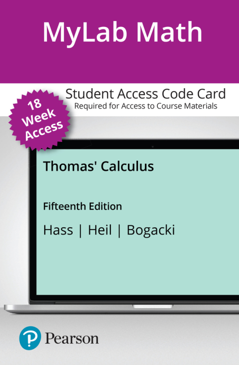 Book Thomas' Calculus -- MyLab Math with Pearson eText Access Code free
