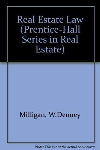 Book Real Estate Law (prentice-hall Series In Real Estate) free