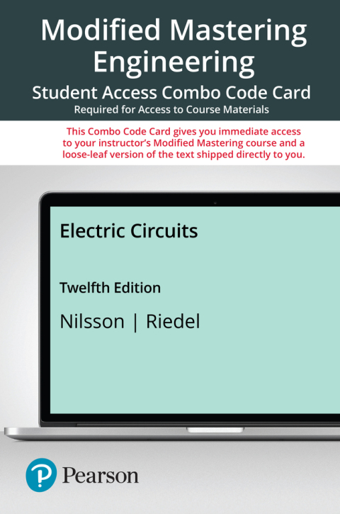 Book Modified Mastering Engineering with Pearson eText -- Combo Access Card -- for Electric Circuits free
