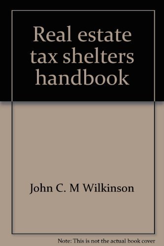 Book Real Estate Tax Shelters Handbook free