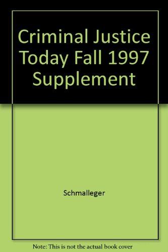 Book Criminal Justice Today: Fall 1997 free