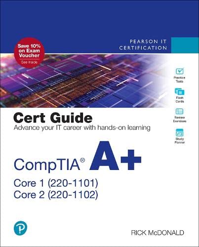 Book CompTIA A+ Core 1 (220-1101) and Core 2 (220-1102) Cert Guide free