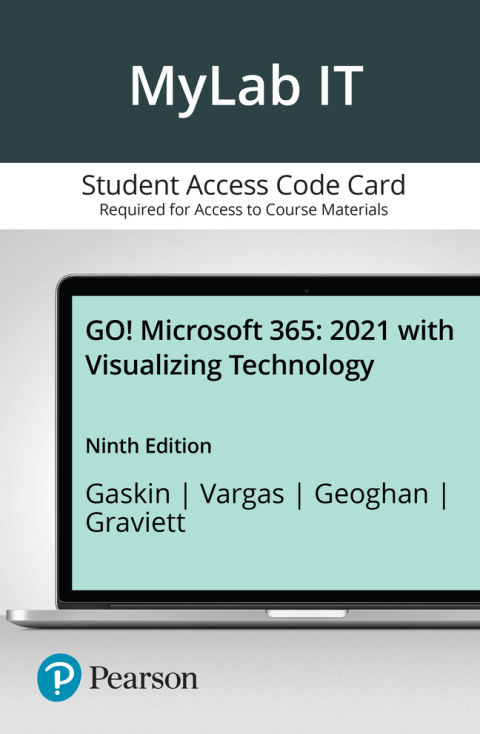 Book MyLab IT with Pearson eText for GO! 2021 with Visualizing Technology (24 Months) free