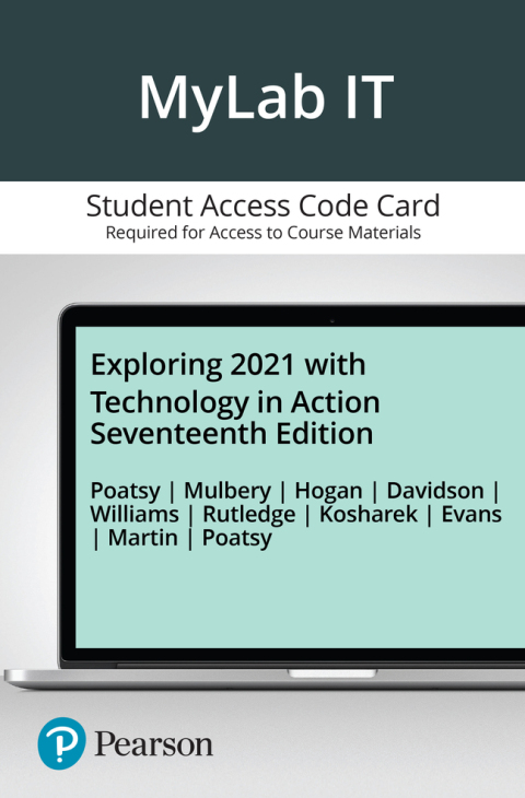 Book MyLab IT with Pearson eText -- Access Card -- for Exploring 2021 with Technology in Action 17e free