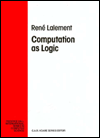 Book Computation As Logic (prentice Hall International Series In Computer Science) free