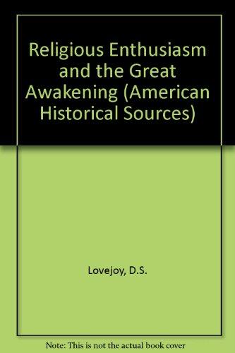 Book Religious enthusiasm and the Great Awakening (American historical sources series: research and interpretation) free