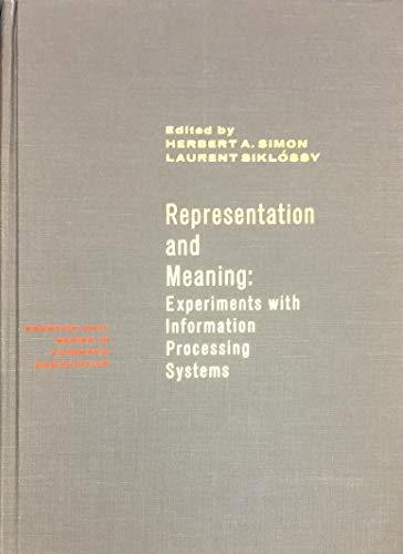 Book Representation and Meaning. Experiments with information processing systems free