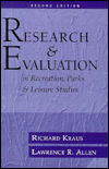 Book Research & Evaluation in Recreation, Parks & Leisure Studies free