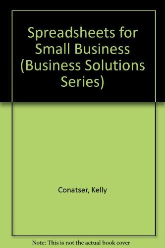 Book Spreadsheets For Small Business/book And Disk (business Solutions Series) free