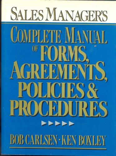 Book Sales Managers Complete Manual of Forms, Agreements, Policies, and Procedures free