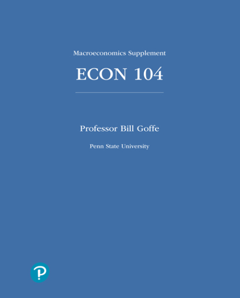 Book ECON 104: Macroeconomics Supplement for Penn State University free