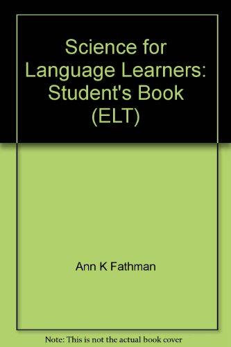 Book Science For Language Learners free