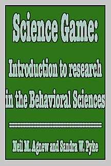 Book The science game: An introduction to research in the behavioral sciences free