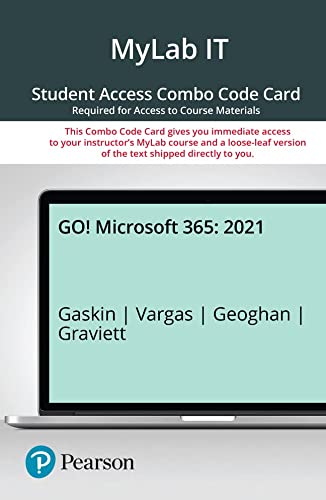 Book GO! 2021 -- MyLab IT with Pearson eText + Print Combo Access Code free