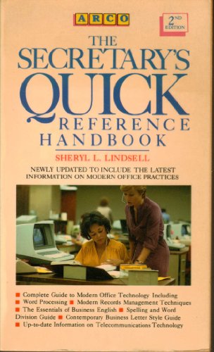 Book The Secretary's Quick Reference Handbook free