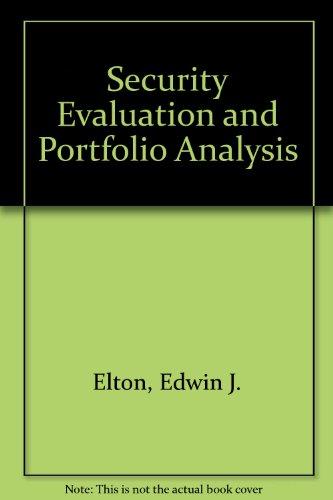 Book Security evaluation and portfolio analysis free