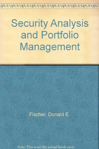 Book Security Analysis and Portfolio Management free