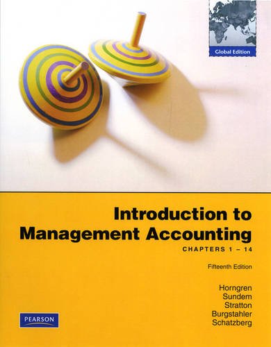 Book Introduction to Management Accounting: Chapters 1-14 free