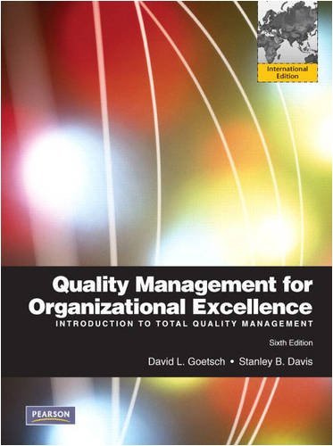 Book Quality Management for Organizational Excellence free