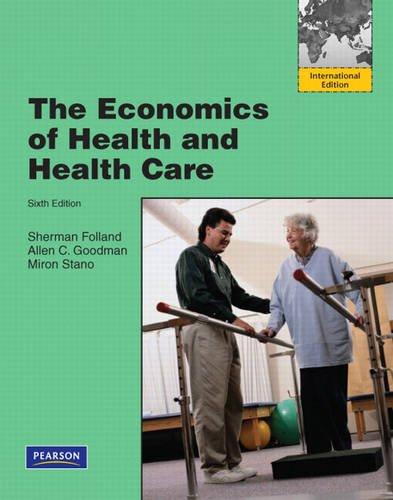 Book The Economics Of Health And Health Care free