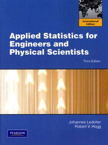 Book Applied Statistics For Engineers & Physical Scientists 3e free