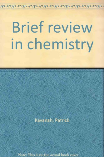 Book Brief Review In Chemistry free