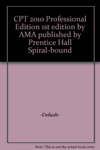 Book CPT 2010 Professional Edition free