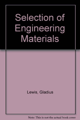 Book Selection Of Engineering Materials free