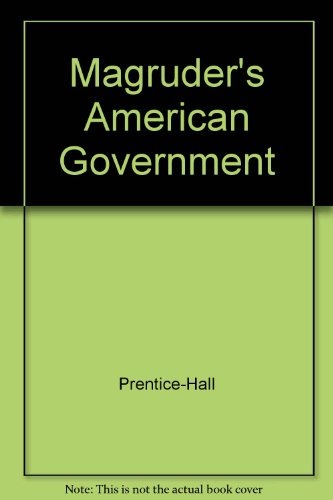 Book Magruder's American Government free