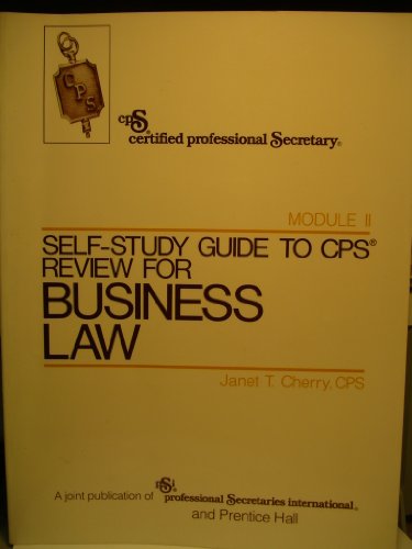 Book Self-study Guide For Business Law: Module Ii : Business Law (regents Illustrated Classics) free