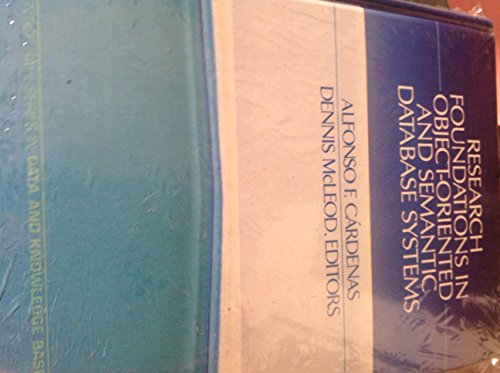 Book Research Foundations In Object-oriented And Semantic Database Systems (prentice Hall Series In Data And Knowledge Base Systems) free