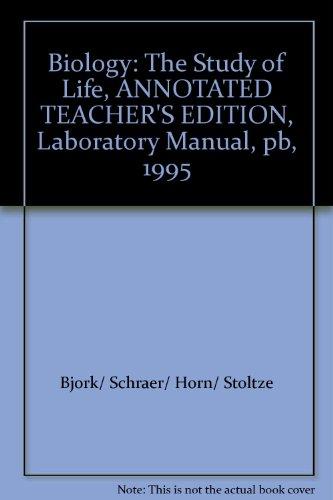 Book Biology the Study of Life Annotated Teacher's Edition free