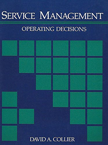 Book Service Management: Operating Decisions free