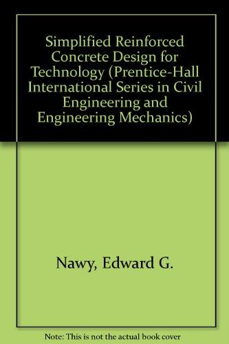 Book Simplified Reinforced Concrete (Prentice-Hall International Series in Civil Engineering and Engineering Mechanics) free